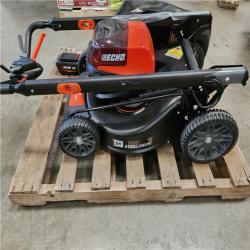 Phoenix LIKE NEW ECHO 56V 21 in. Cordless Battery 3-in-1 Walk Behind Self-Propelled Lawn Mower w/ (2) 5Ah Batteries and Rapid Charger