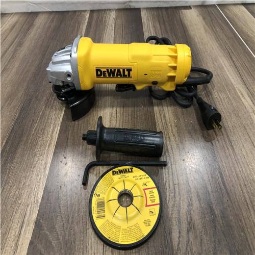 AS-IS DEWALT 11 Amp Corded 4.5 in. Small Angle Grinder