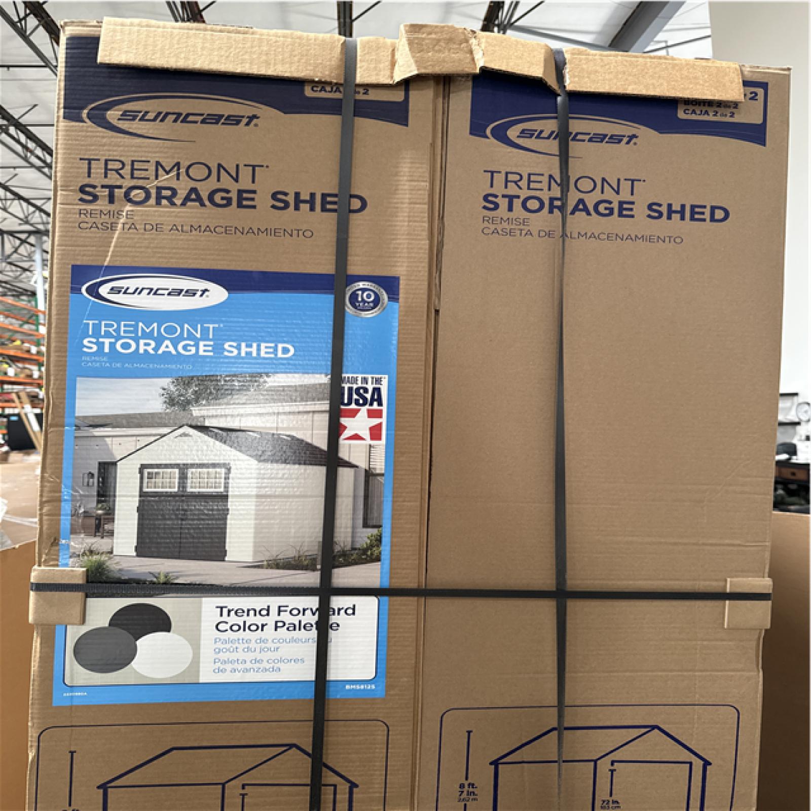 CALIFORNIA AS IS TREMONT STORAGE SHED