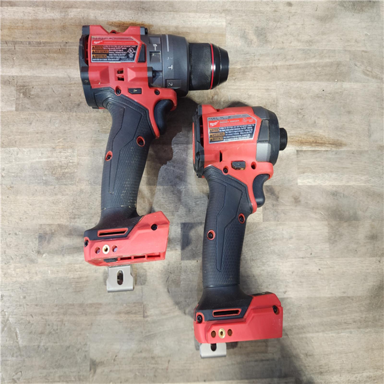HOUSTON LOCATION - AS-IS MILWAUKEE FUEL 18V Lithium-Ion Brushless Cordless Hammer Drill and Impact Driver Combo Kit