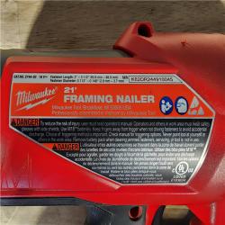HOUSTON LOCATION - AS-IS Milwaukee 2744-20 M18 FUEL 3-1/2 in. 18-Volt 21-Degree Lithium-Ion Brushless Cordless Framing Nailer (Tool-Only)