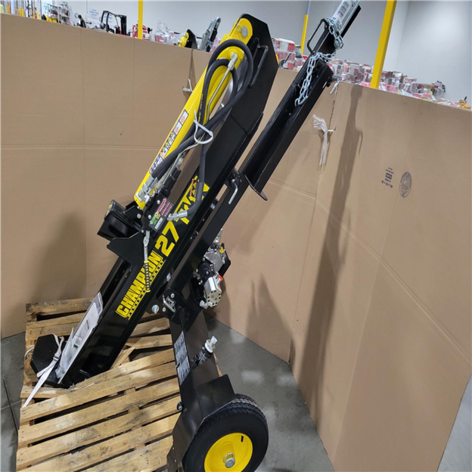 CALIFORNIA AS-IS CHAMPION 27-TON LOG SPLITTER