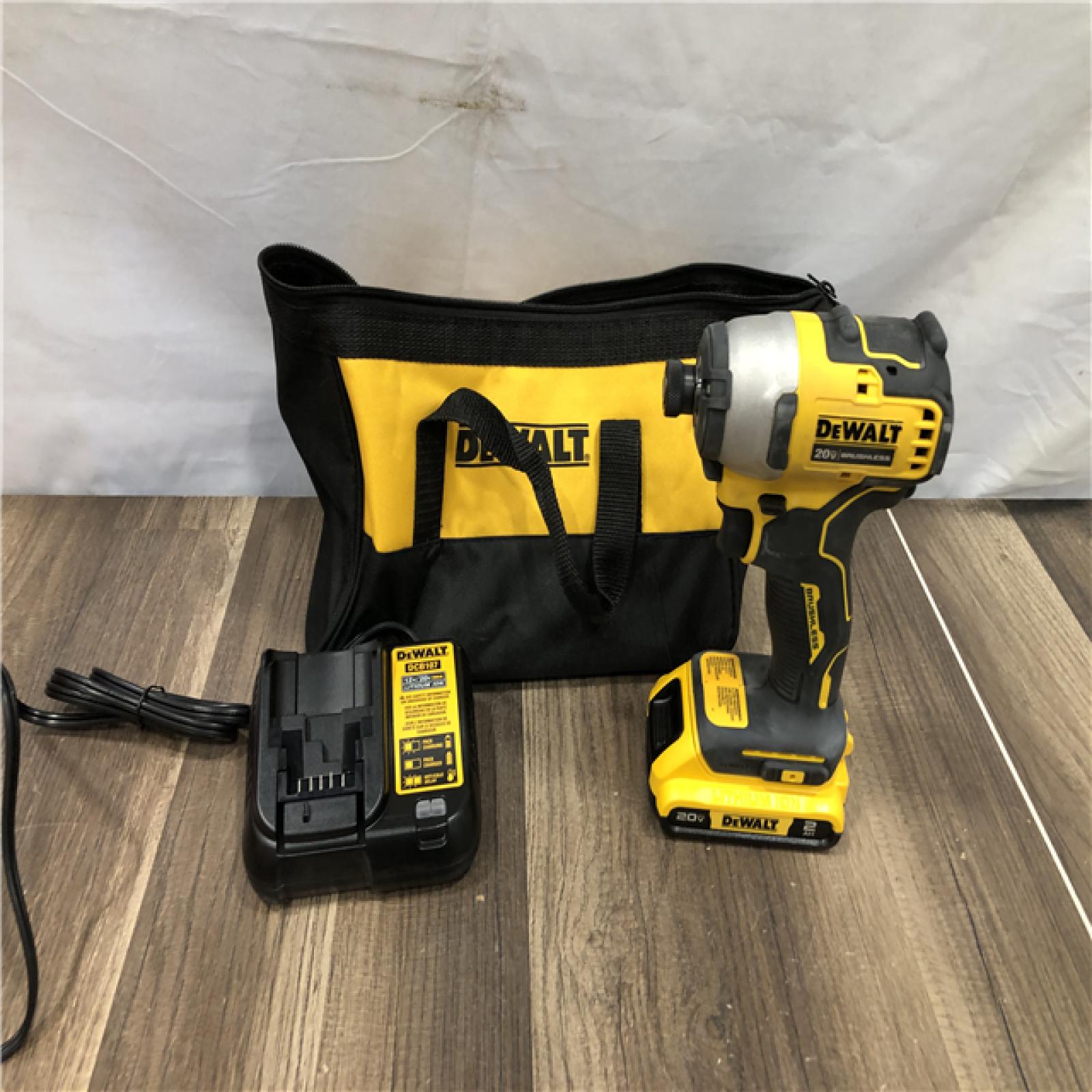 AS-IS DEWALT Atomic 20V Max Lithium-Ion Brushless Cordless Compact 1/4 in. Impact Driver Kit