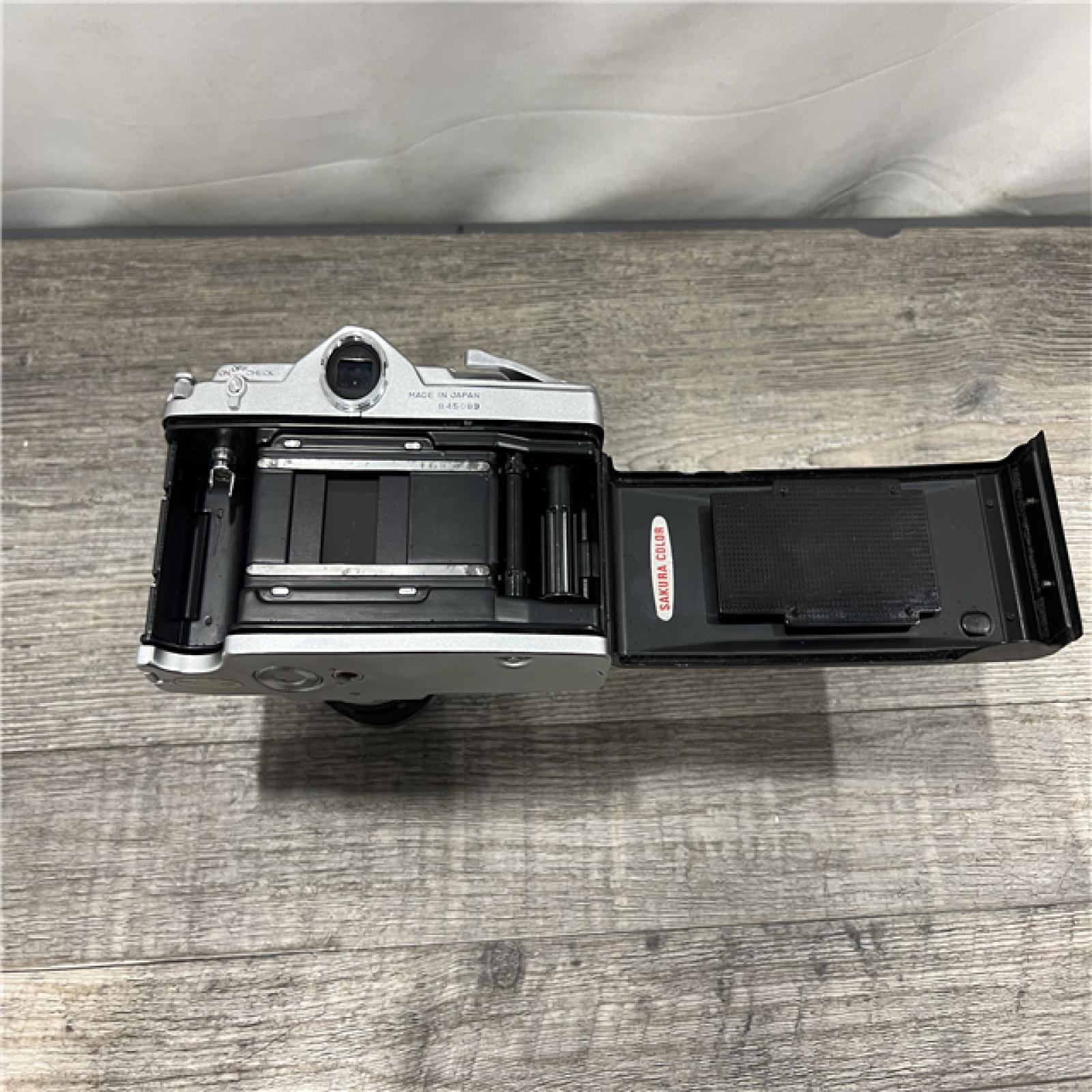 AS-IS Konica Autorex Full & Half Frame Film Camera + 52mm f1.8 Lens From JAPAN