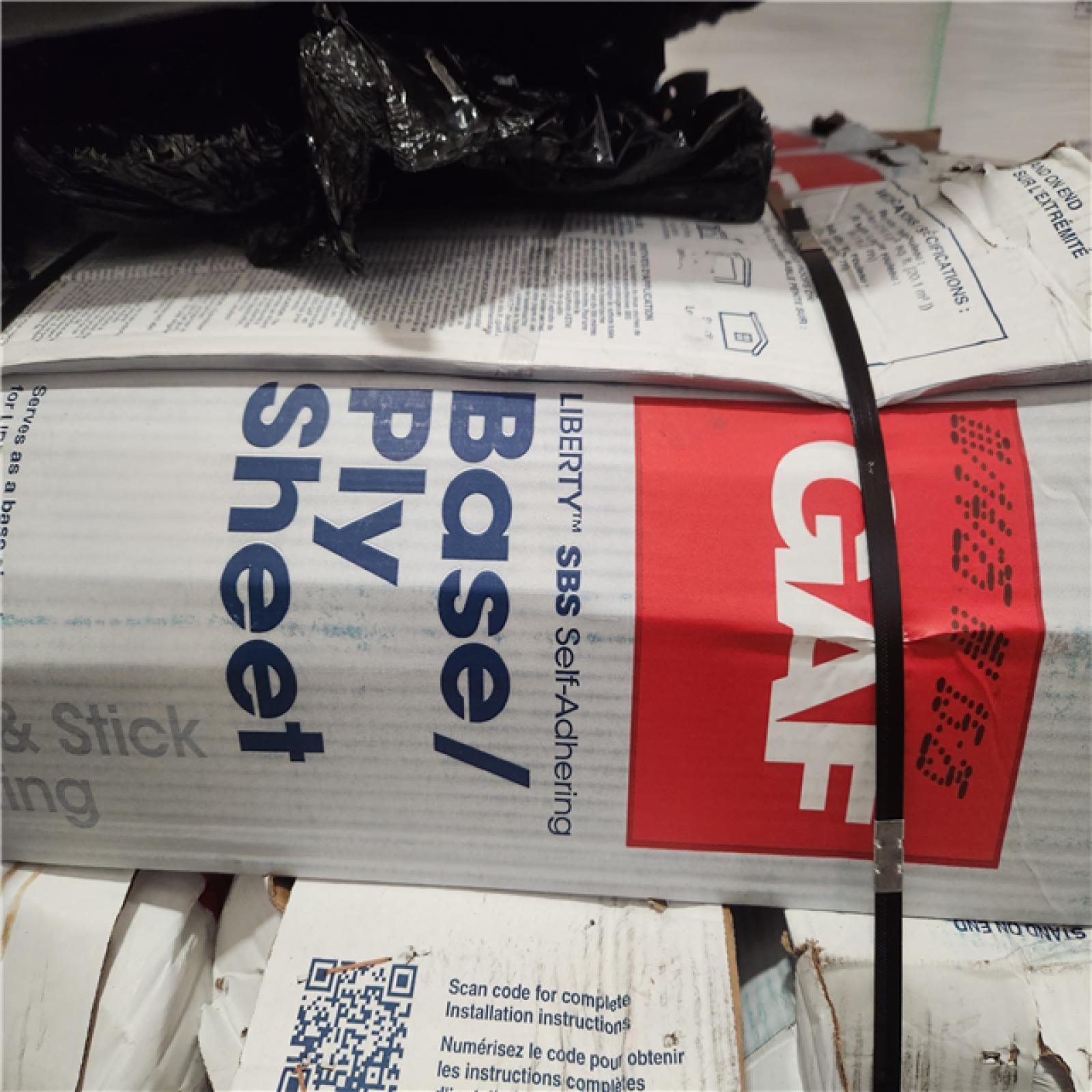 Phoenix AS-IS Mixed Electric Recliner chair and SBS Self-Adhering Base Sheet Rolls (36 Rolls) Pallet