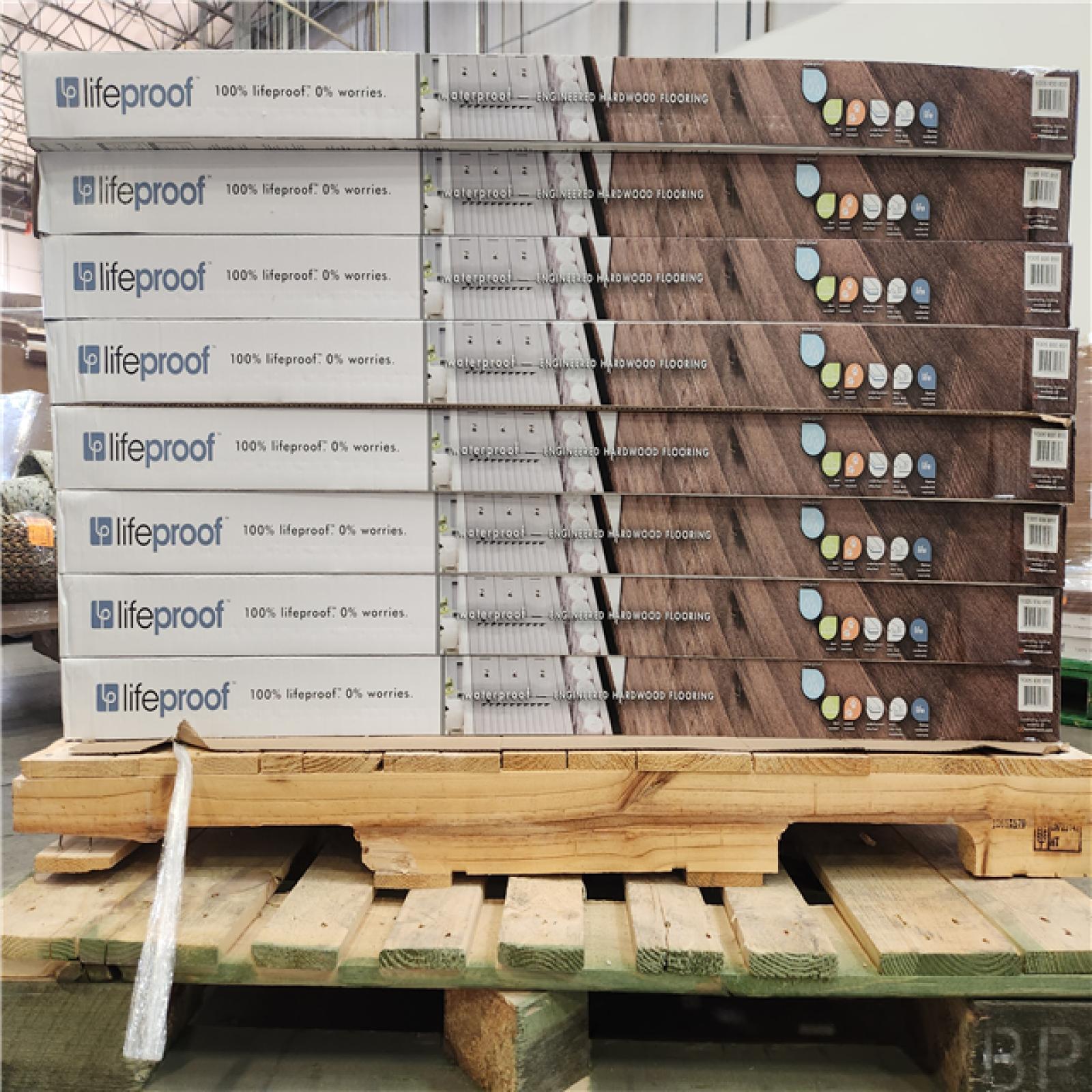 Phoenix Location Lifeproof Timber Wolf Hickory 0.28 in. T x 6.5 in. W Waterproof Engineered Hardwood Flooring (523 sq. ft. 24 case)
