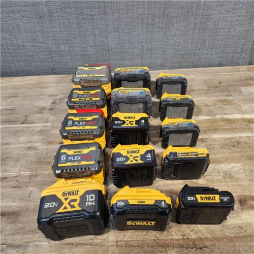HOUSTON LOCATION - AS-IS DEWALT BATTERY PACK QTY - 15