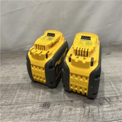 AS-IS DEWALT FLEXVOLT 20V/60V MAX Lithium-Ion 6.0Ah Battery Pack (2 Pack)