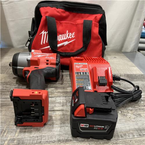 AS-IS Milwaukee FUEL 18V Lithium-Ion Brushless Cordless 1/2 in. Impact Wrench w/Friction Ring Kit