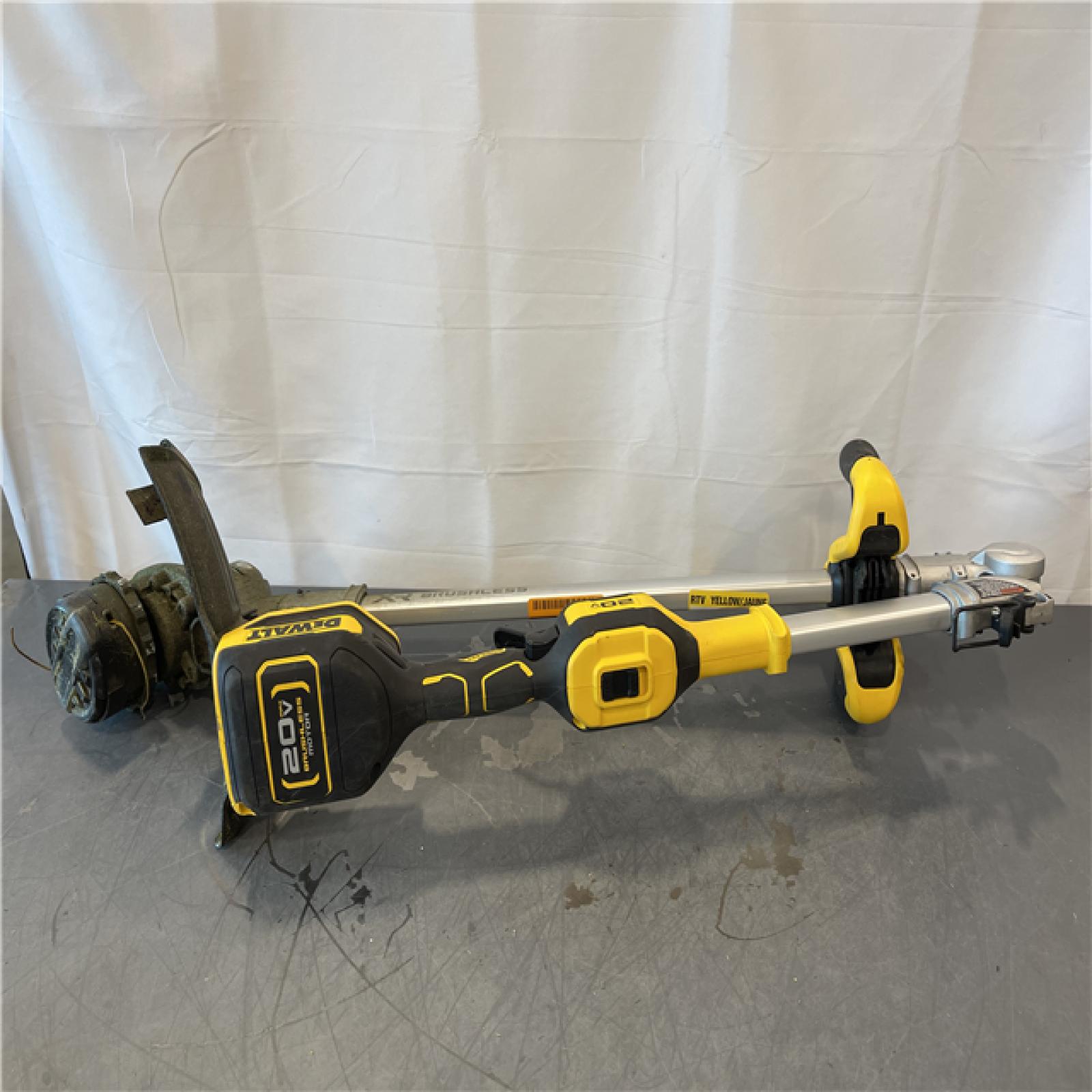 AS-IS - DEWALT 20V MAX 14 in. Brushless Cordless Battery Powered Foldable String Trimmer (Tool Only)
