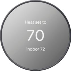 AS-IS Google Nest Thermostat - Programmable Smart Thermostat for Home - Charcoal