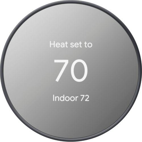 AS-IS Google Nest Thermostat - Programmable Smart Thermostat for Home - Charcoal