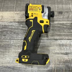 AS-IS DEWALT ATOMIC 20V MAX Cordless Brushless Compact 1/4 in. Impact Driver (Tool Only)
