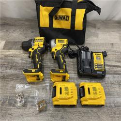 AS-IS DEWALT ATOMIC 20-Volt MAX Lithium-Ion Cordless Combo Kit