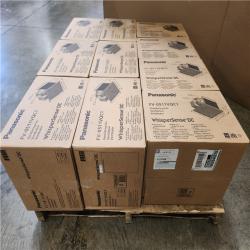 Phoenix NEW Panasonic WhisperSense DC Fan with Motion and Humidity Sensors Delay Timer and Pick-A-Flow Speed Selector 50  80 or 110 CFM Pallet of 11 (SEALED)