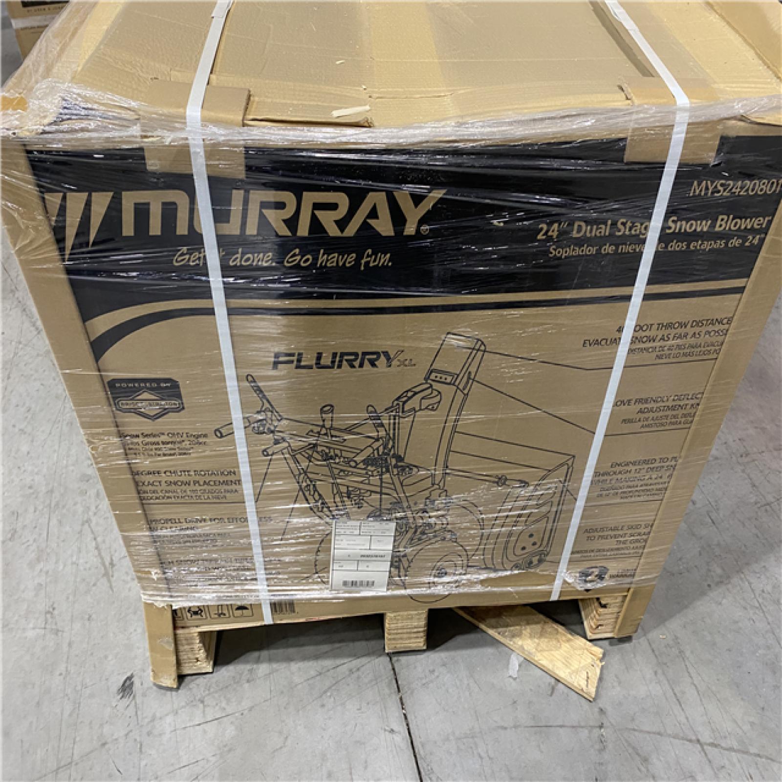 DALLAS LOCATION - Murray 24 in. 208cc Self-Propelled 2-Stage Gas Snow Blower with Electric Start