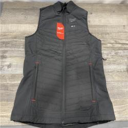 AS-IS Milwaukee Women's Large 12-Volt Lithium-Ion Cordless Axis Black Heated Vest Kit