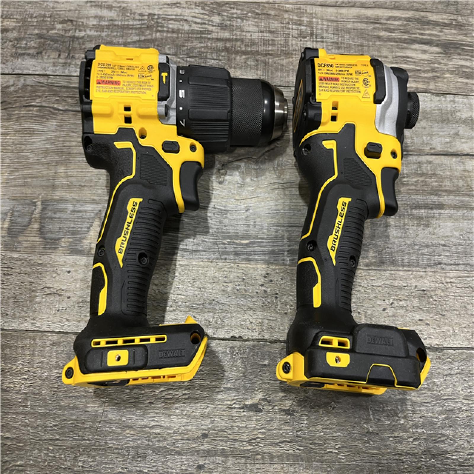 AS-IS DEWALT ATOMIC 20V MAX Lithium-Ion Cordless 2-Tool Combo Kit