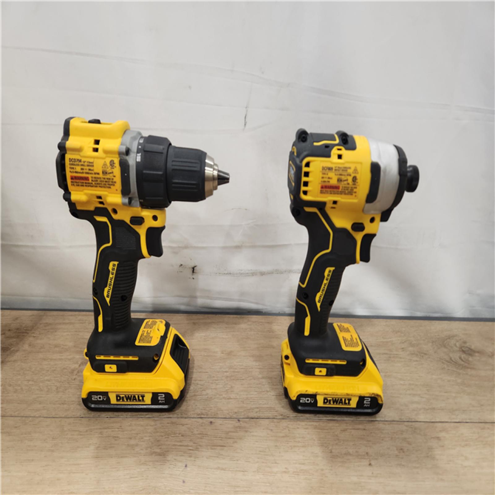 AS-IS- DEWALT ATOMIC 20-Volt MAX Lithium-Ion Cordless Combo (2-Tool) Kit