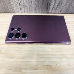 AS-IS Samsung Galaxy S22 Ultra 128GB  -  Burgundy