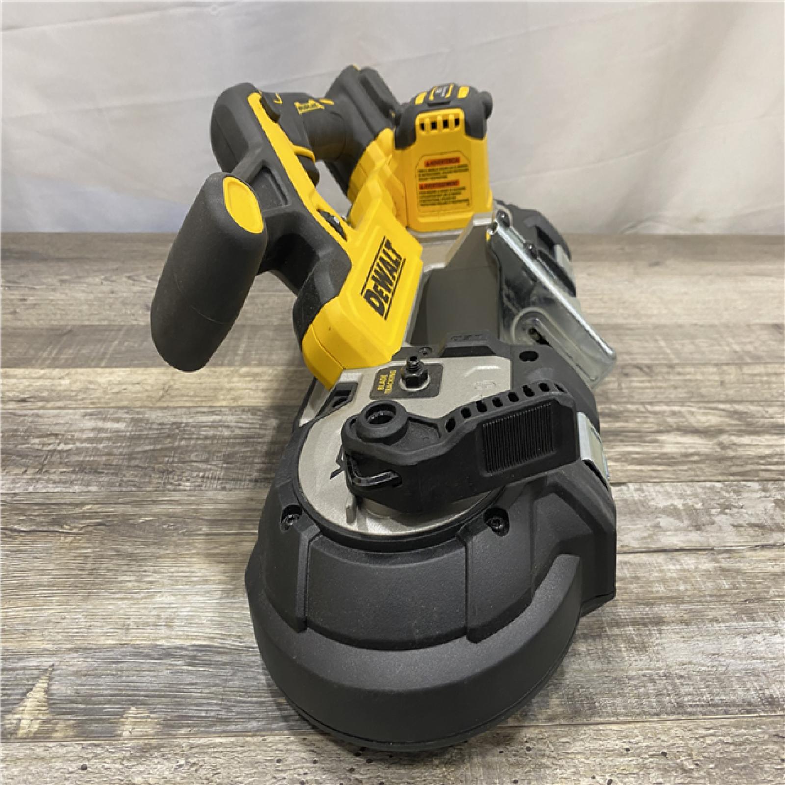 AS-IS DEWALT 20-Volt MAX 3-3/8 in. Cordless Brushless Bandsaw (Tool-Only)