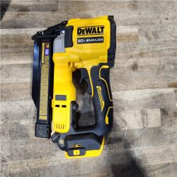 HOUSTON LOCATION - AS-IS DEWALT ATOMIC 20V MAX Lithium Ion Cordless 23 Gauge Pin Nailer Kit with 2.0Ah Battery and Charger
