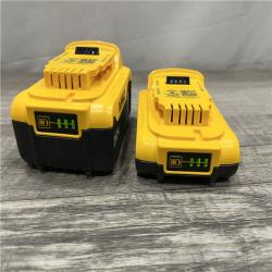 AS-IS DEWALT 20V MAX Lithium-Ion Battery Kit with 5.0Ah and 2.0Ah Battery and Charger