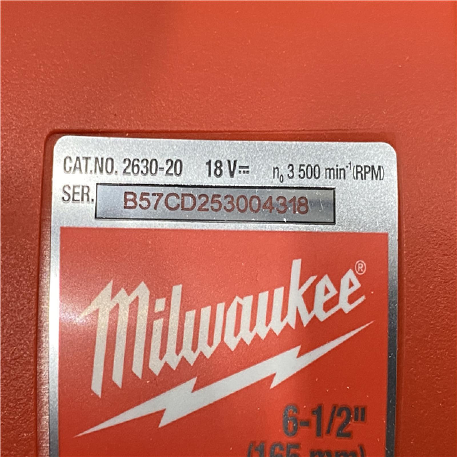 AS-IS Milwaukee 18V Lithium-Ion Cordless 6-1/2 in. Circular Saw (Tool-Only)
