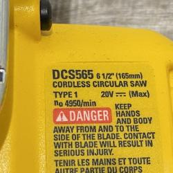 AS-IS DEWALT 20V MAX Cordless Brushless 6-1/2 in. Sidewinder Style Circular Saw (Tool Only)