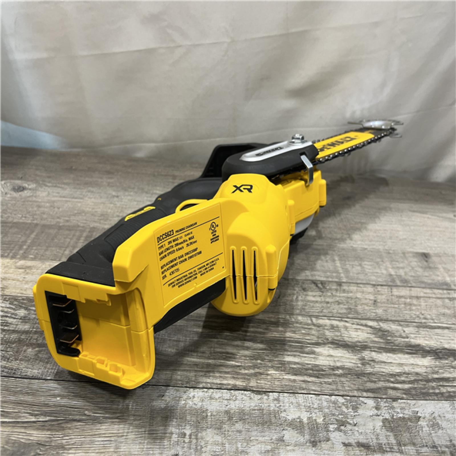 AS-IS DEWALT 20V MAX 8 in. Brushless Cordless Battery Powered Pruning Chainsaw (Tool Only)