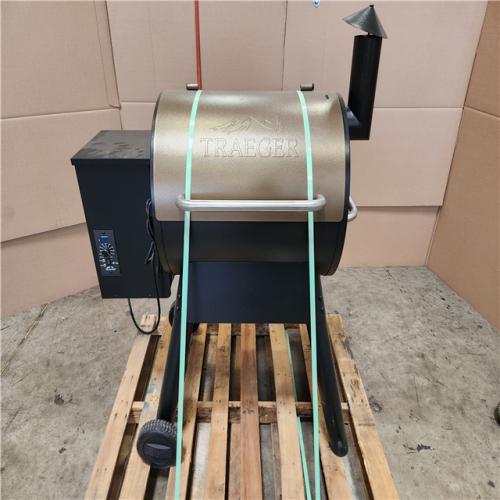Phoenix AS-IS Traeger Pro Series 22-Pellet Grill and Smoker in Bronze