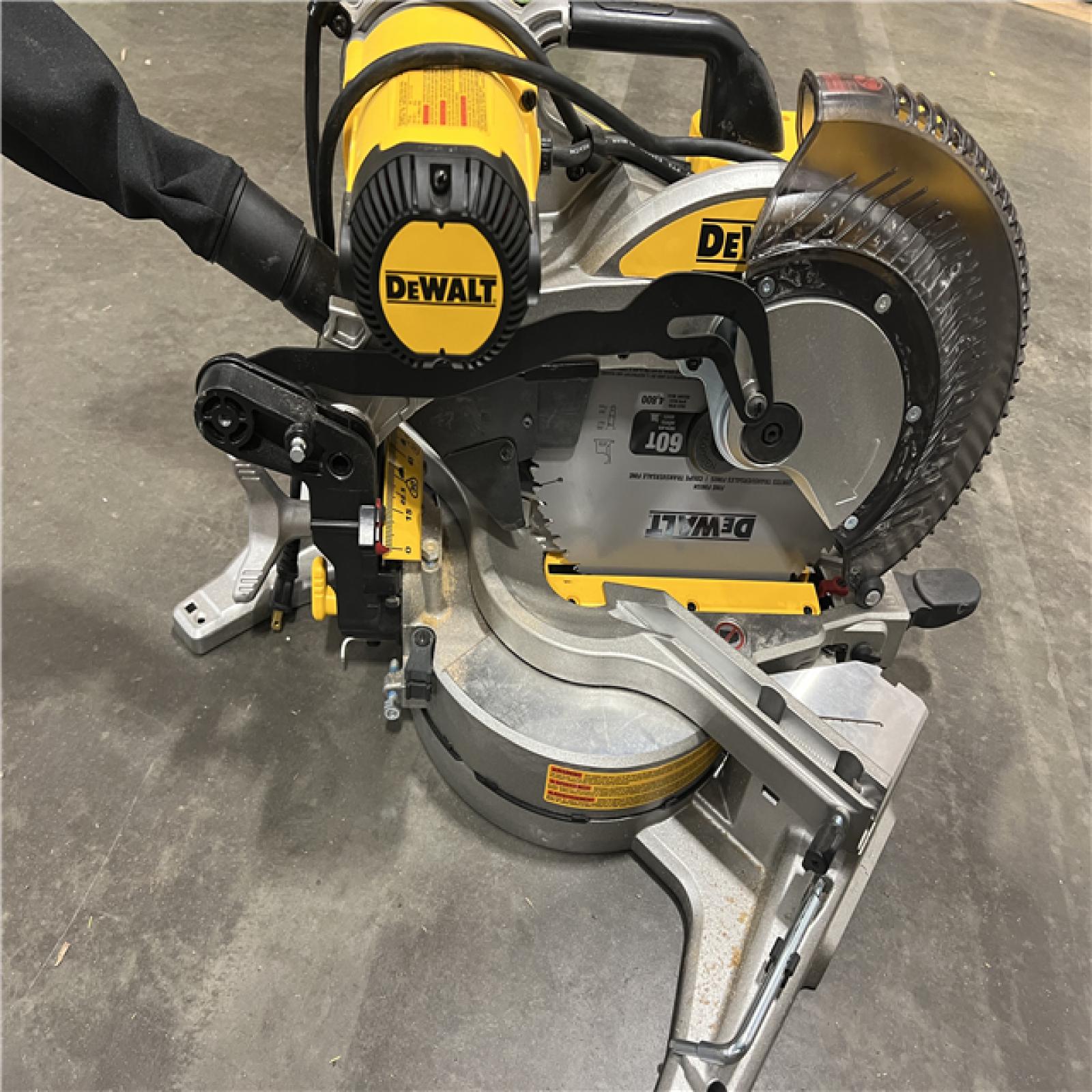 As-Is- DEWALT 12 in. 15 Amp Compound Double Bevel Miter Saw
