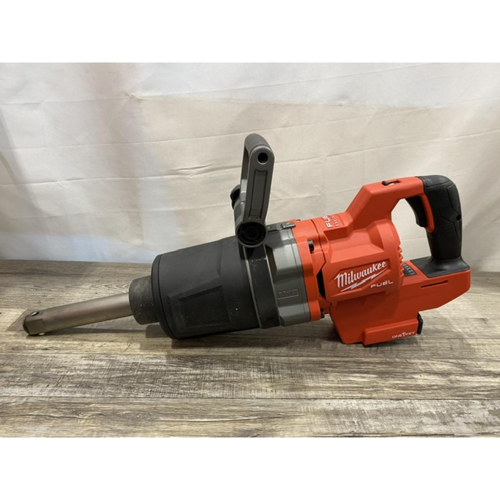 AS-IS Milwaukee FUEL 18V Lithium-Ion Brushless Cordless 1 in. Impact Wrench Extended Reach D-Handle Kit