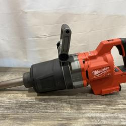 AS-IS Milwaukee FUEL 18V Lithium-Ion Brushless Cordless 1 in. Impact Wrench Extended Reach D-Handle Kit