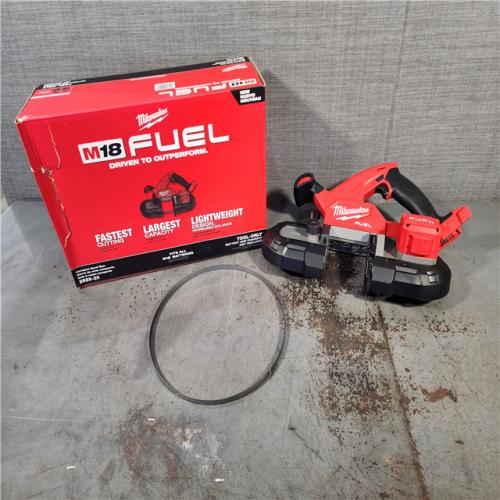 HOUSTON LOCATION - AS-IS (APPEARS LIKE NEW) Milwaukee M18 Fuel 3-1/4  18V Brushless Compact Band Saw 2829-20 (Bare Tool)