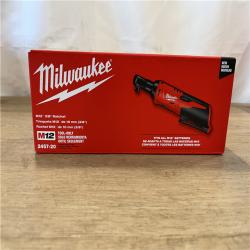 NEW! Milwaukee 12V Lithium-Ion Cordless 3/8 in. Ratchet (Tool-Only)