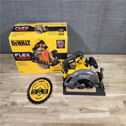 HOUSTON LOCATION - AS-IS DeWALT Flexvolt Max 7-1/4  60V Brushless Circular Saw DCS578B (Bare Tool)