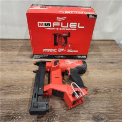 AS-IS Milwaukee M18 FUEL Brushless Cordless 18-Gauge 1-1/2 X 1/4 Narrow Crown Stapler (Tool Only & Battery))