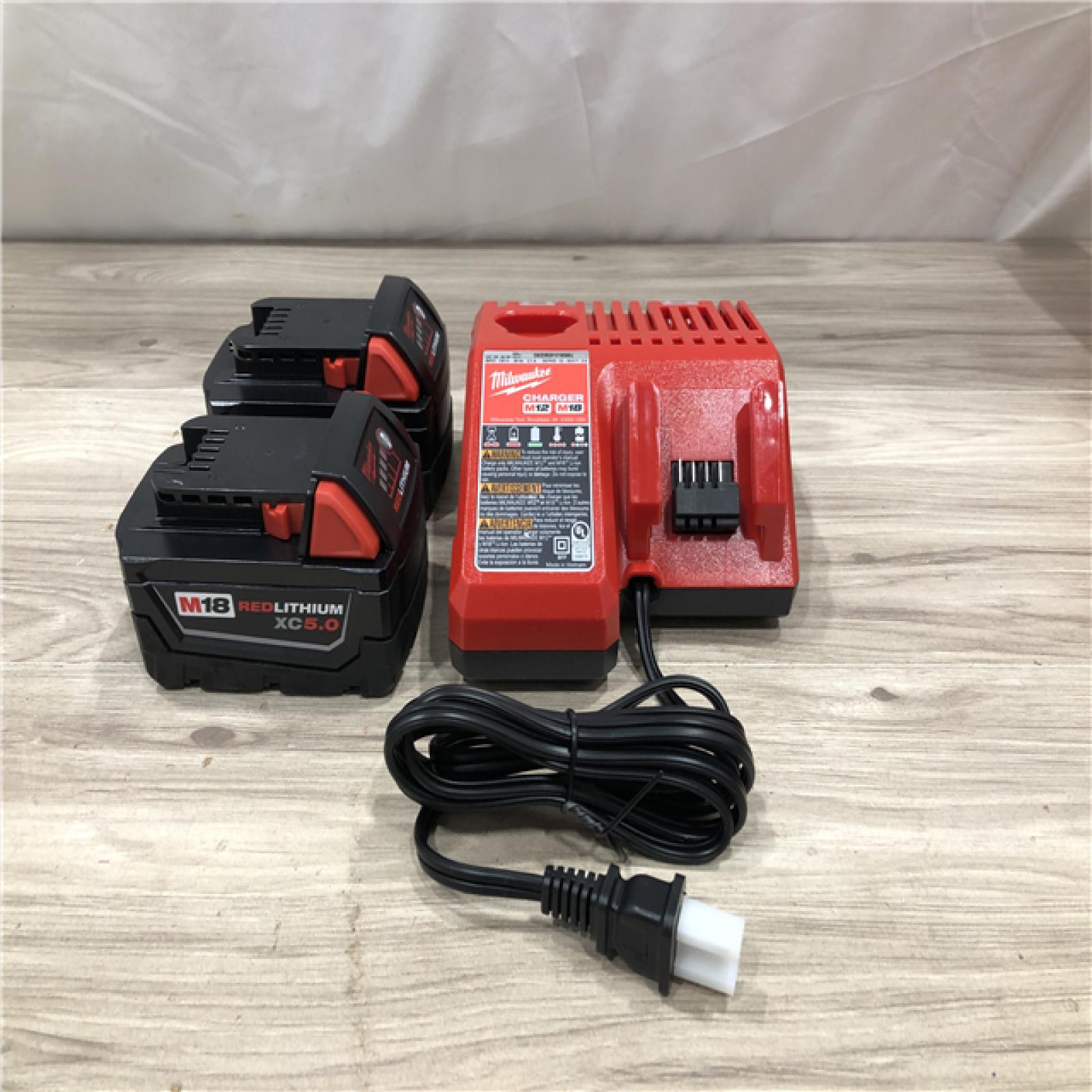 AS-IS Milwaukee M18 18-Volt Lithium-Ion XC Starter Kit