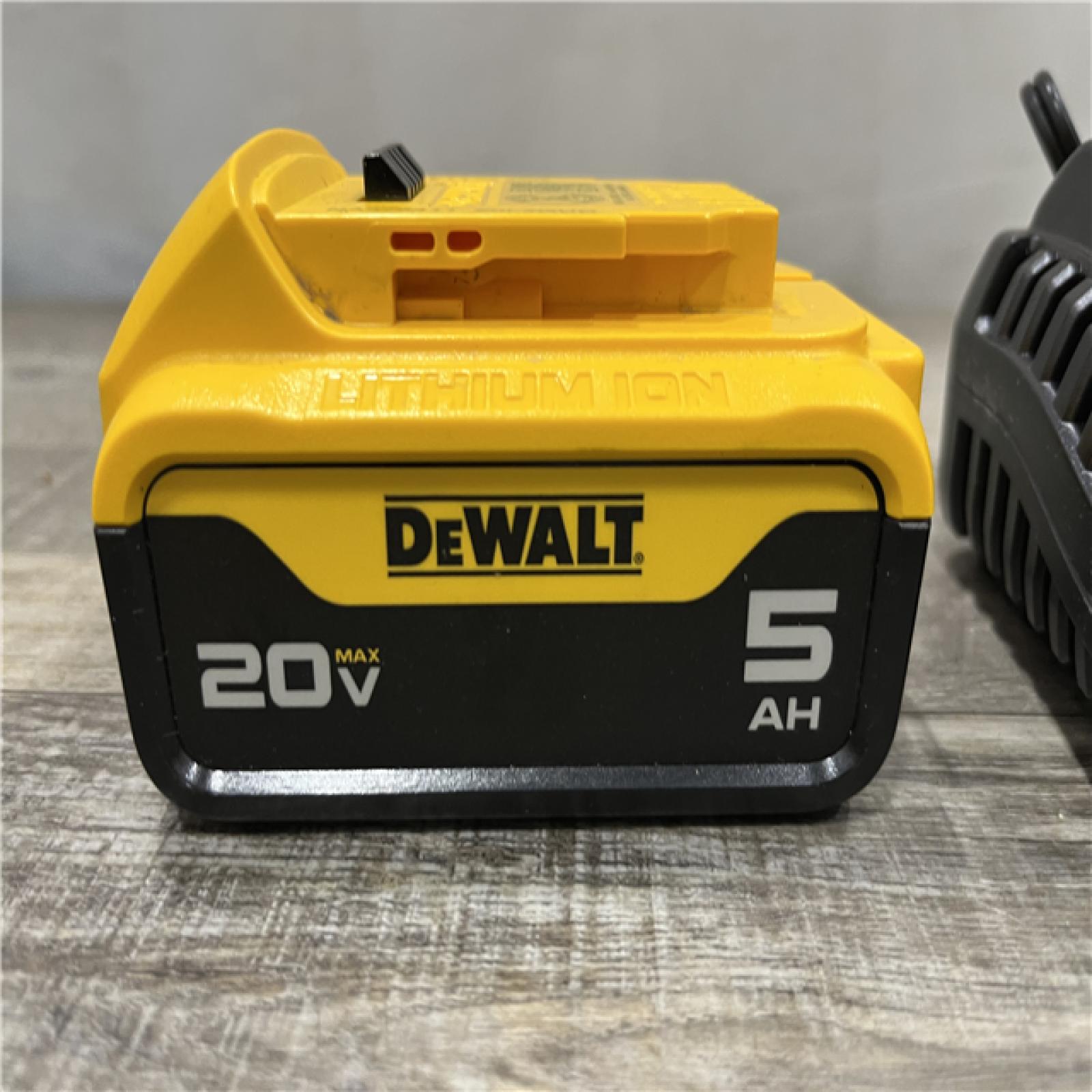 AS-IS DEWALT 20-Volt Maximum XR 5.0 Ah Battery Pack and Charger Kit