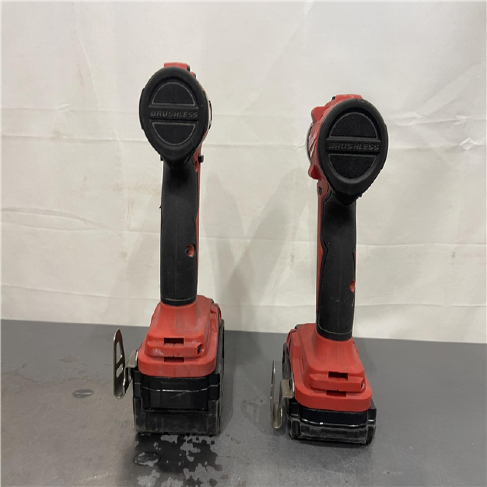 AS-IS- Milwaukee M18 Compact Brushless 2-Tool Combo Kit