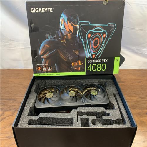 AS-IS GIGABYTE GEFORCE RTX 4080 GV-N4080GAMING OC-16GD Graphic Card GDDR6X