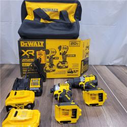 GOOD DEWALT 20V MAX XR Hammer Drill and ATOMIC Impact Driver 2 Tool Cordless Combo Kit with (2) 4.0Ah Batteries, Charger, and Bag