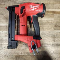HOUSTON LOCATION - AS-IS Milwaukee FUEL 18-Volt Lithium-Ion Brushless Cordless 18-Gauge 1/4 in. Narrow Crown Stapler (Tool-Only)
