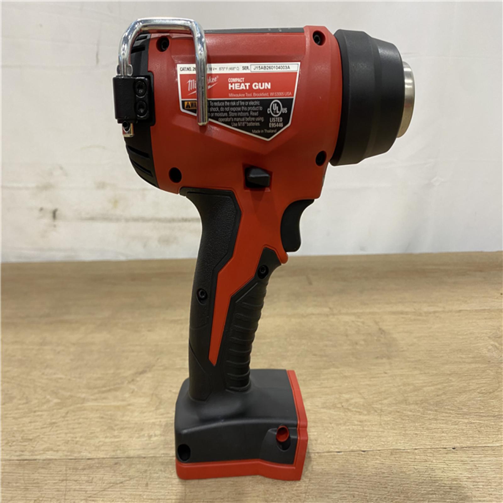AS-IS Milwaukee 18V Lithium-Ion Cordless Compact Heat Gun (Tool-Only)