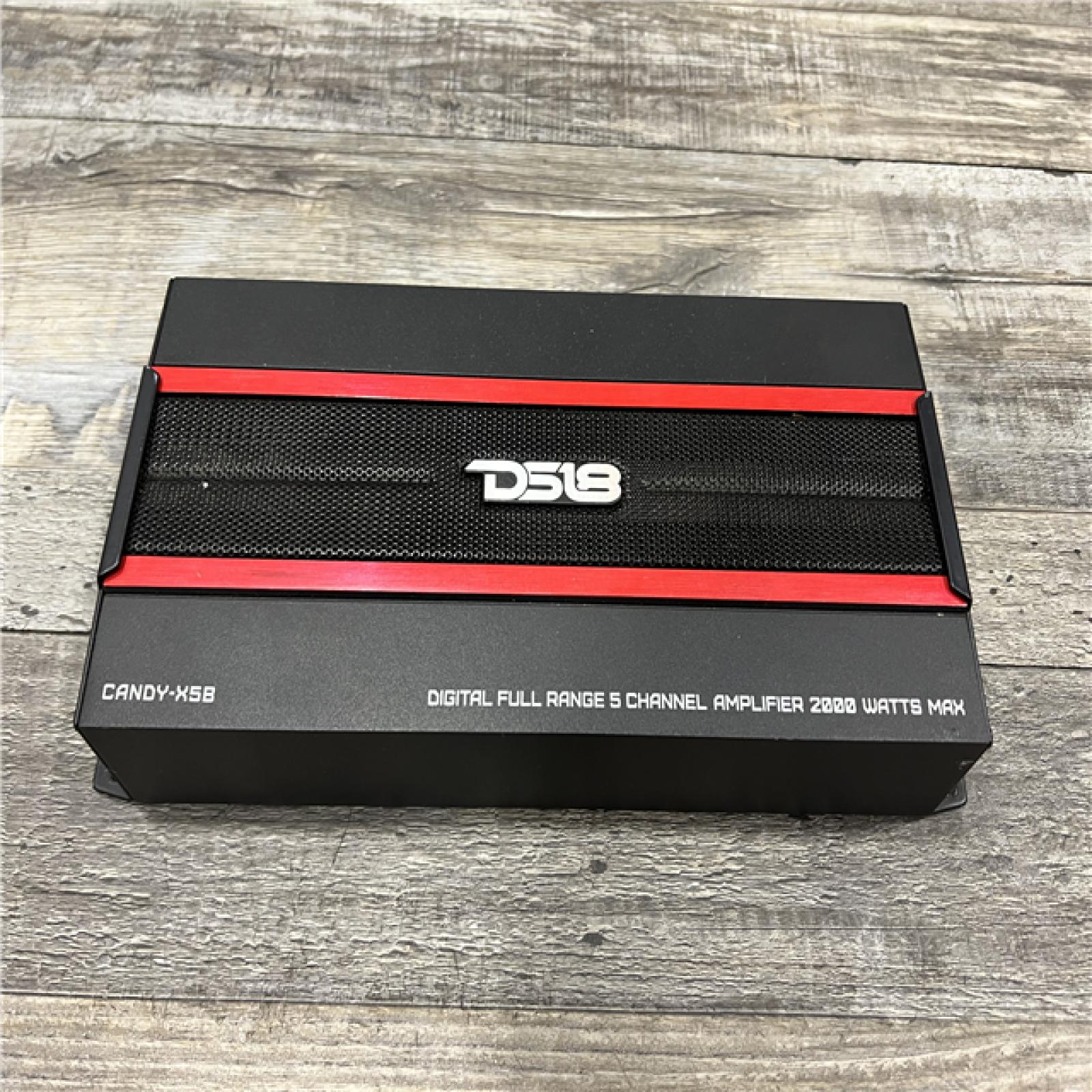 AS-IS DS18 CANDY-X5B 5-Channel 2000 Watt Car Stereo Amplifier