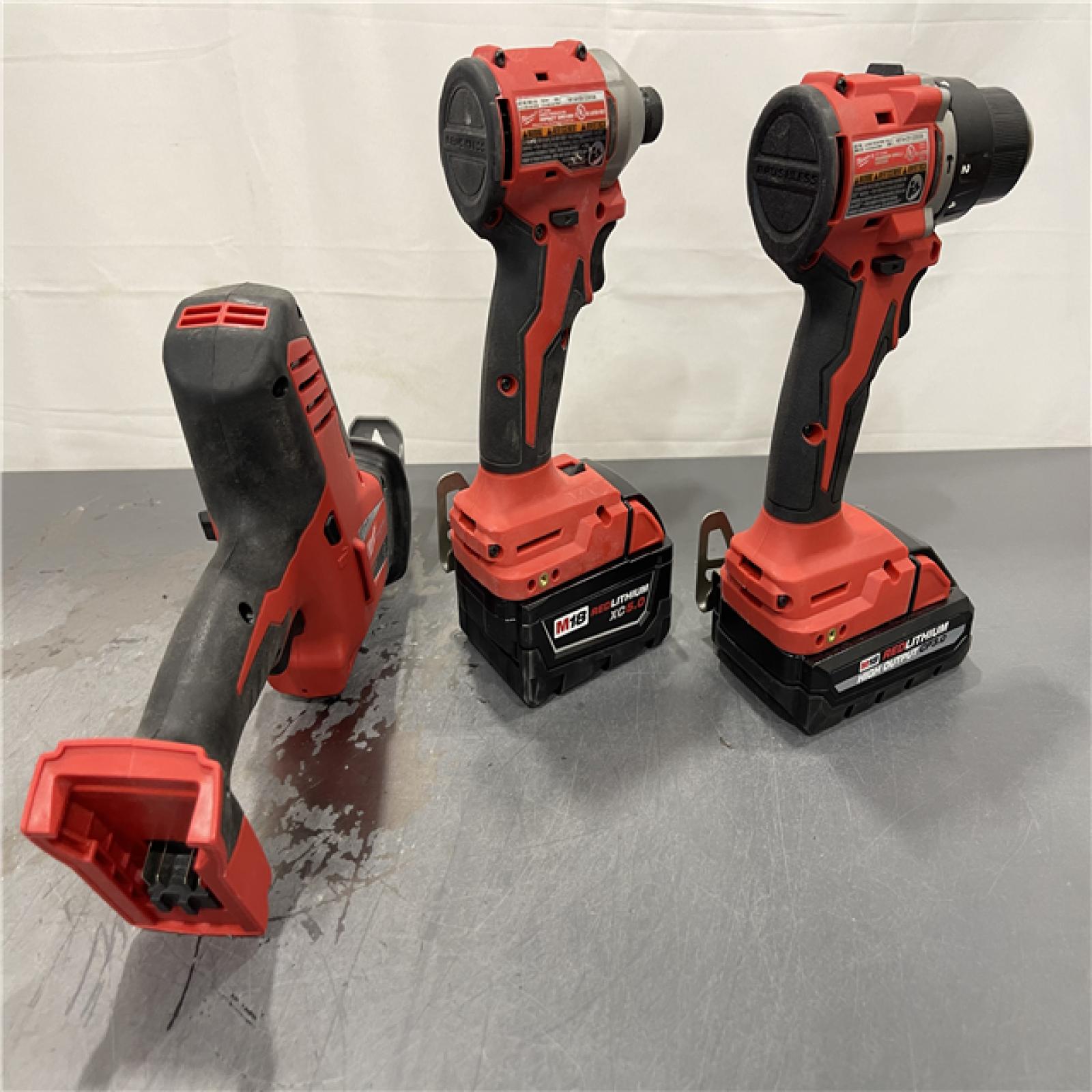 AS-IS - Milwaukee M18 18-Volt Lithium-Ion Brushless Cordless Combo Kit