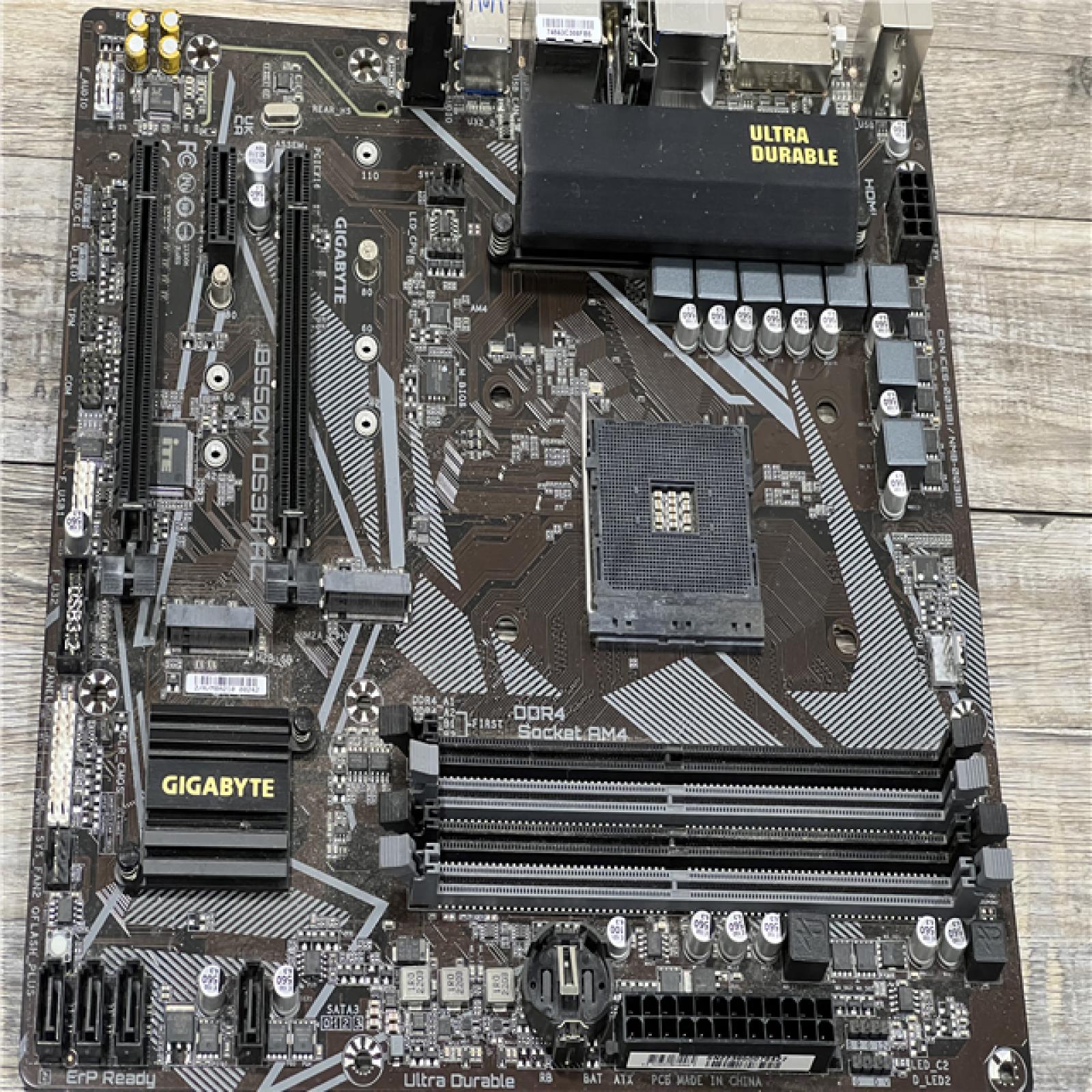 AS-IS Gigabyte B550M DS3H AC AMD AM4 Micro ATX Motherboard