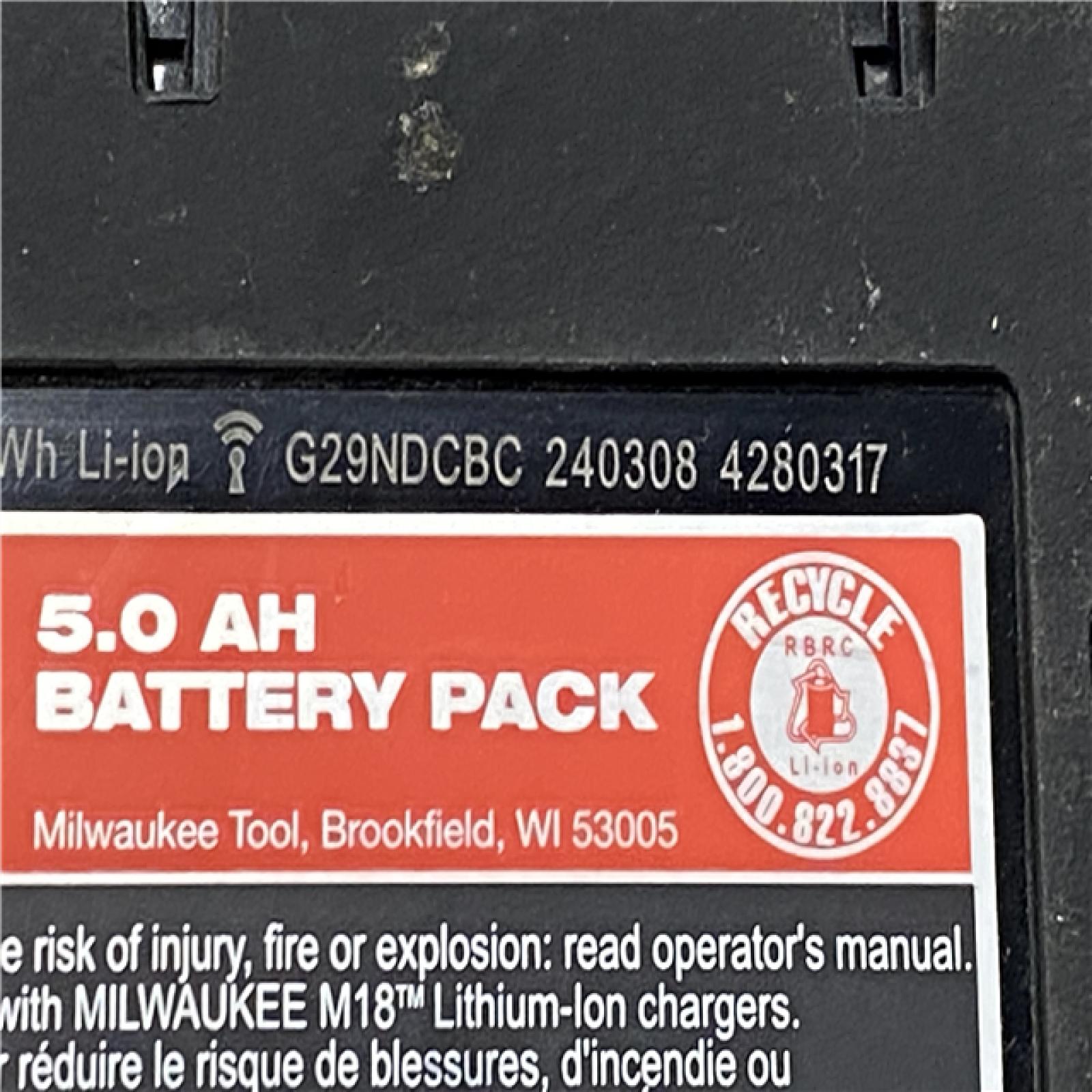 AS-IS Milwaukee FUEL 18V Lithium-Ion Brushless Cordless Hammer Drill and Impact Driver Combo Kit