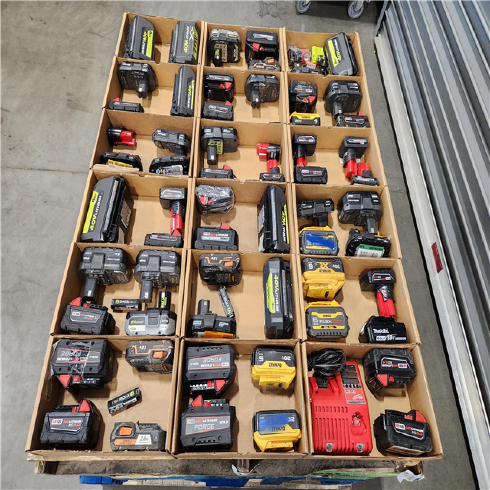 DALLAS LOCATION AS-IS- BATTERY PALLET